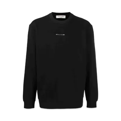 1017 ALYX 9SM Logo-Print Cotton Sweatshirt "Black"