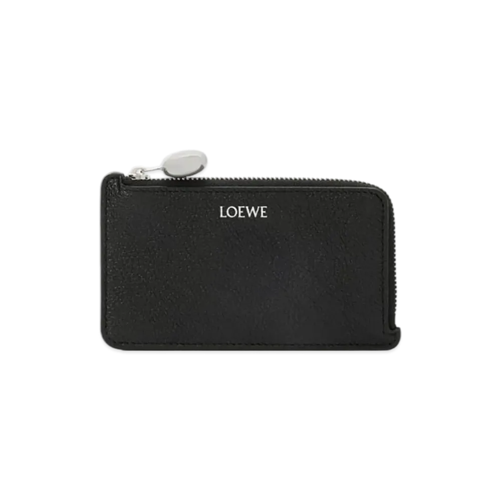 LOEWE Pebble Coin Card Holder "Black"