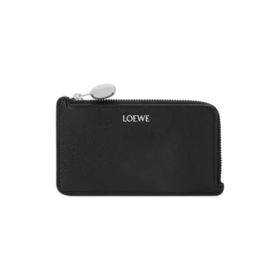 LOEWE Pebble Coin Card Holder "Black"