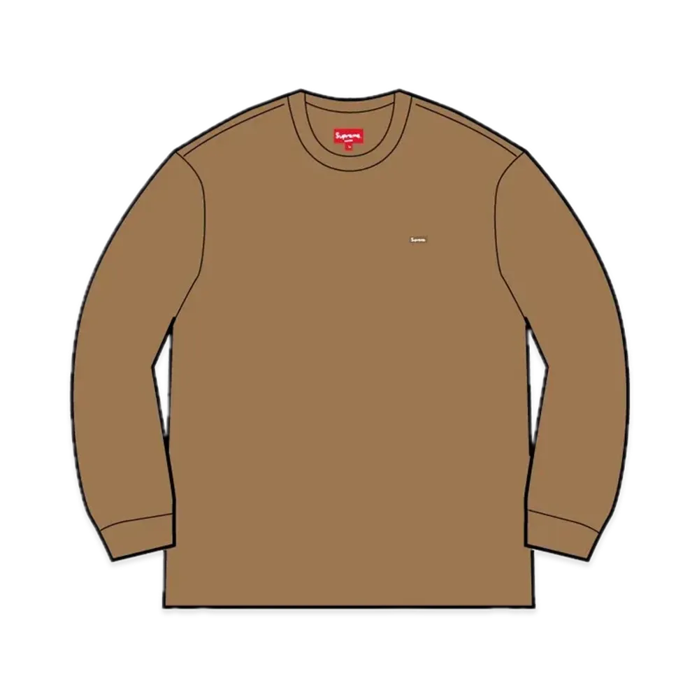 シュプリーム スモールボックス エルエス Tシャツ "ライト ブラウン"(23FW)