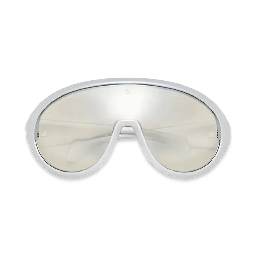 MONCLER Contrast Oval Sunglasses "Silver"