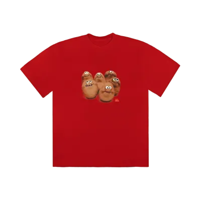 Travis Scott Cactus Jack x McDonald's Squad T-Shirt "Red"
