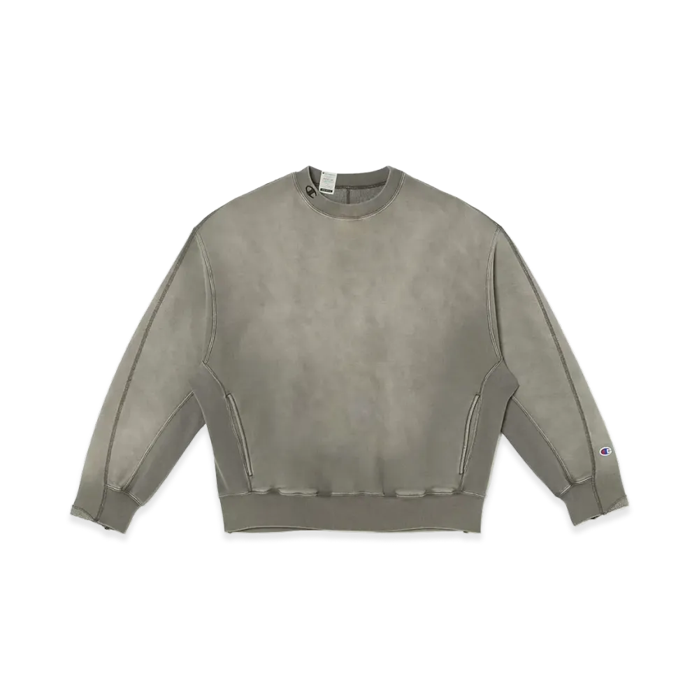 Champion x N.HOOLYWOOD Reverse Weave Crewneck Sweatshirt "Charcoal"