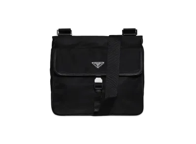 PRADA Nylon Cross-Body Bag "Black"