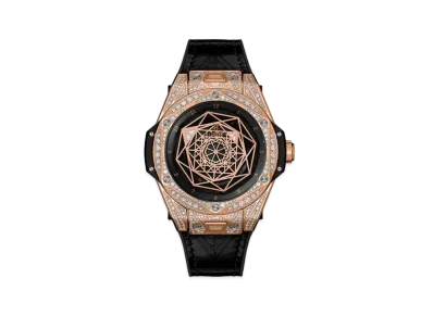 HUBLOT Big Bang Sang Bleu King Gold Pave 39mm