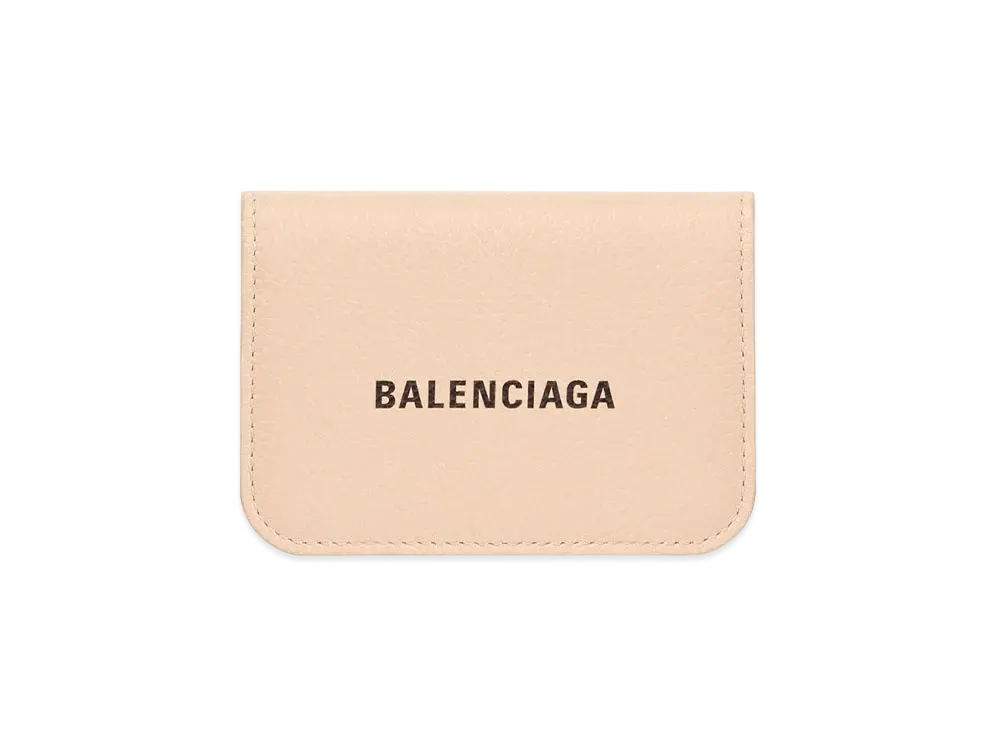 BALENCIAGA Cash Mini Wallet "Beige"