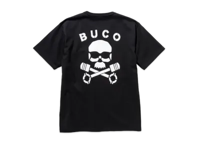 THE REAL McCOY'S BUCO TEE / SKULL PISTON "Black"