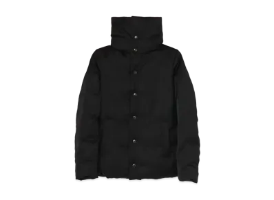 Yohji Yamamoto TWILL DOWN COAT "Black"