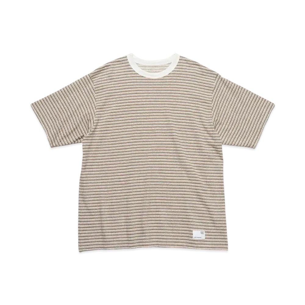 uniform experiment Multi Border Tee "Beige"