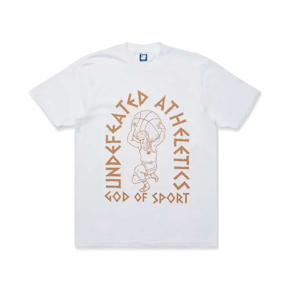 UNDEFEATED GOD OF SPORT S/S TEE - 80262 "White"