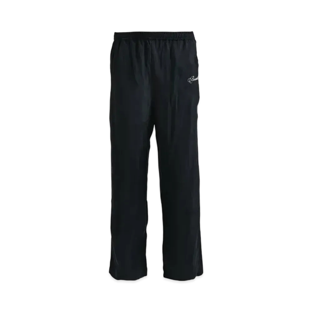 BREATH Script Logo Satin Pants "Black"