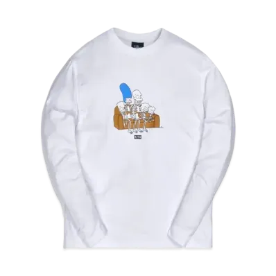 Kith The Simpsons Couch L/S Tee "White"