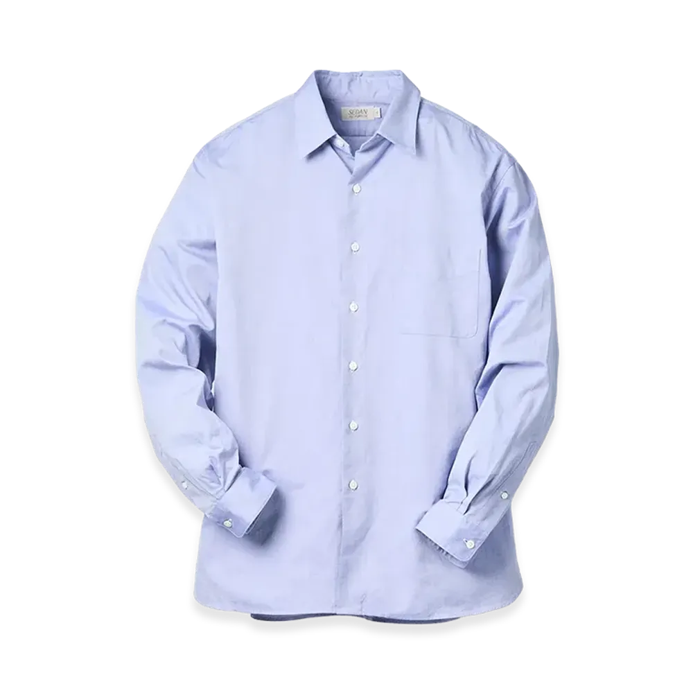 SEDAN ALL-PURPOSE Regular Collar Shirt "Blue"