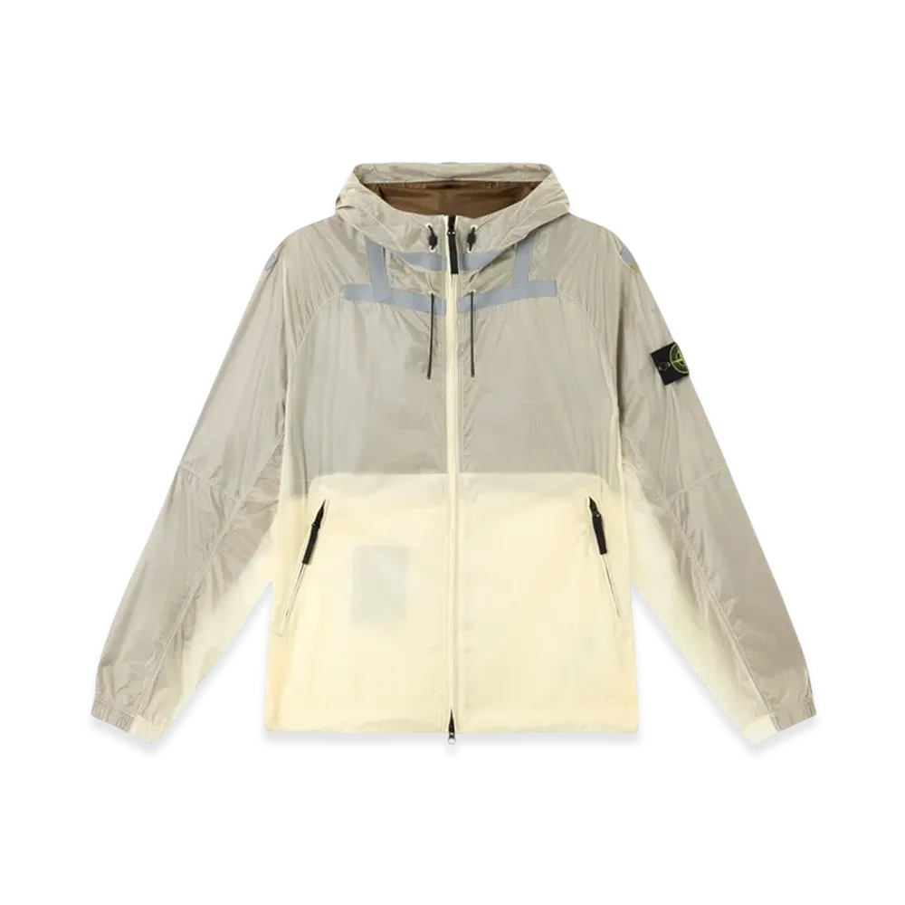 Stone Island Ripstop Light Ht Nylon Jacket "White"