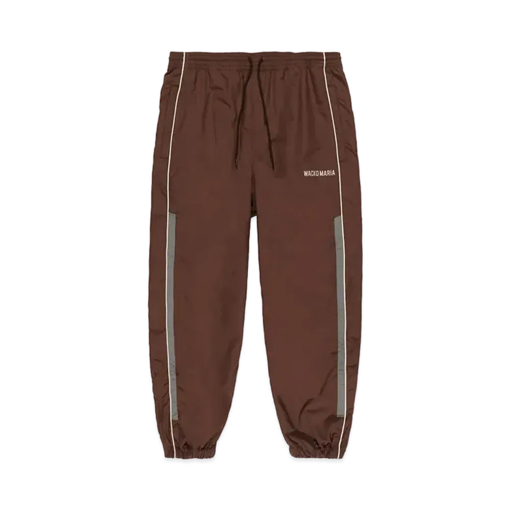 WACKO MARIA Nylon Track Pants "Brown"