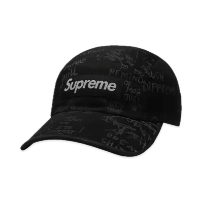 Supreme Gonz Poems Camp Cap "Black"