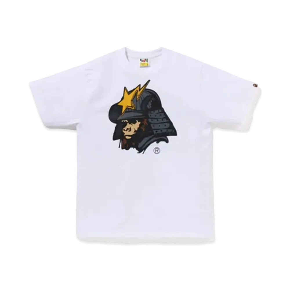 A BATHING APE General Kabuto Tee "White"