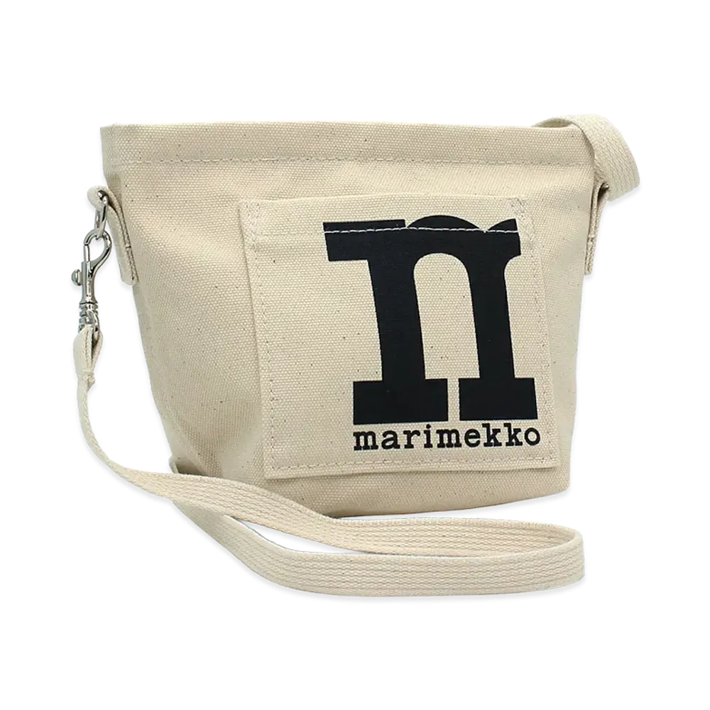 Marimekko Women's Shoulder Bag Mono Mini Crossbody Solid "Beige"