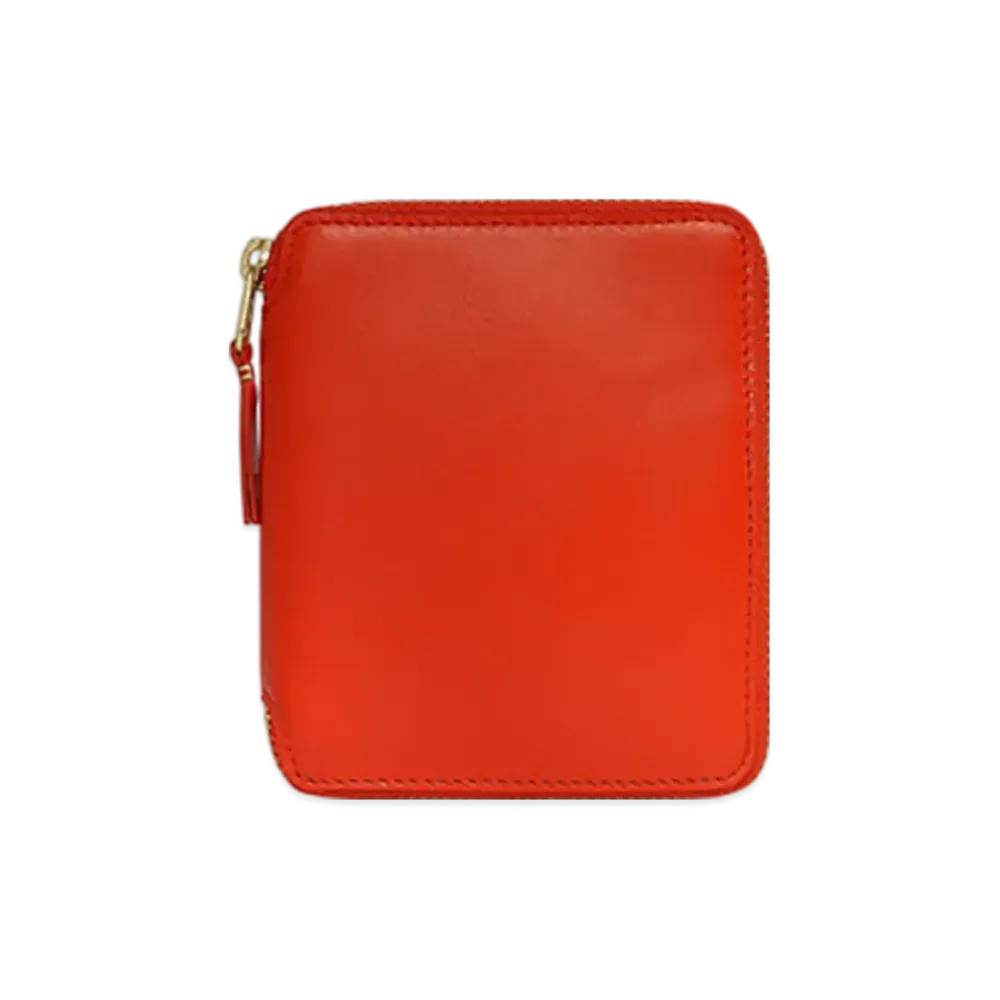 COMME des GARCONS Wallet Colored Leather "Orange"