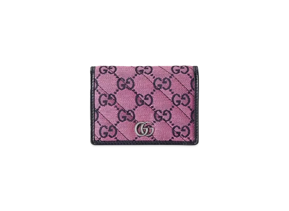 グッチ GGマーモント マルチカラー ウォレット "ピンク/ブルー" 466492 2UZCN 5279