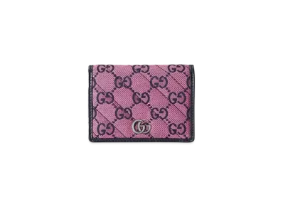 GUCCI GG Marmont Multicolor Wallet "Pink/Blue"