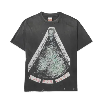 SAINT Mxxxxxx x Jamie Reid R SS T-Shirt Vote F Light "Black"
