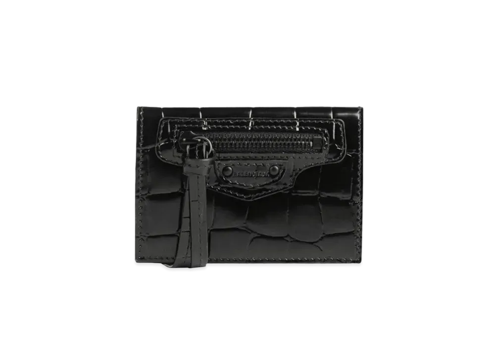 BALENCIAGA Neo Classic Mini Wallet "Black"