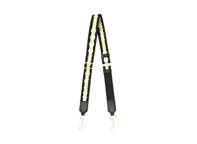 Marc Jacobs The Logo Thin Webbing Strap "Gold Multi"