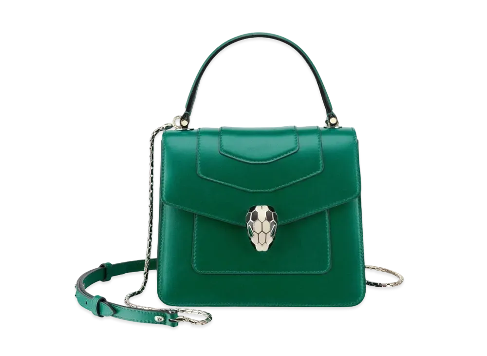 BVLGARI Serpenti Forever Crossbody Bag "Green"