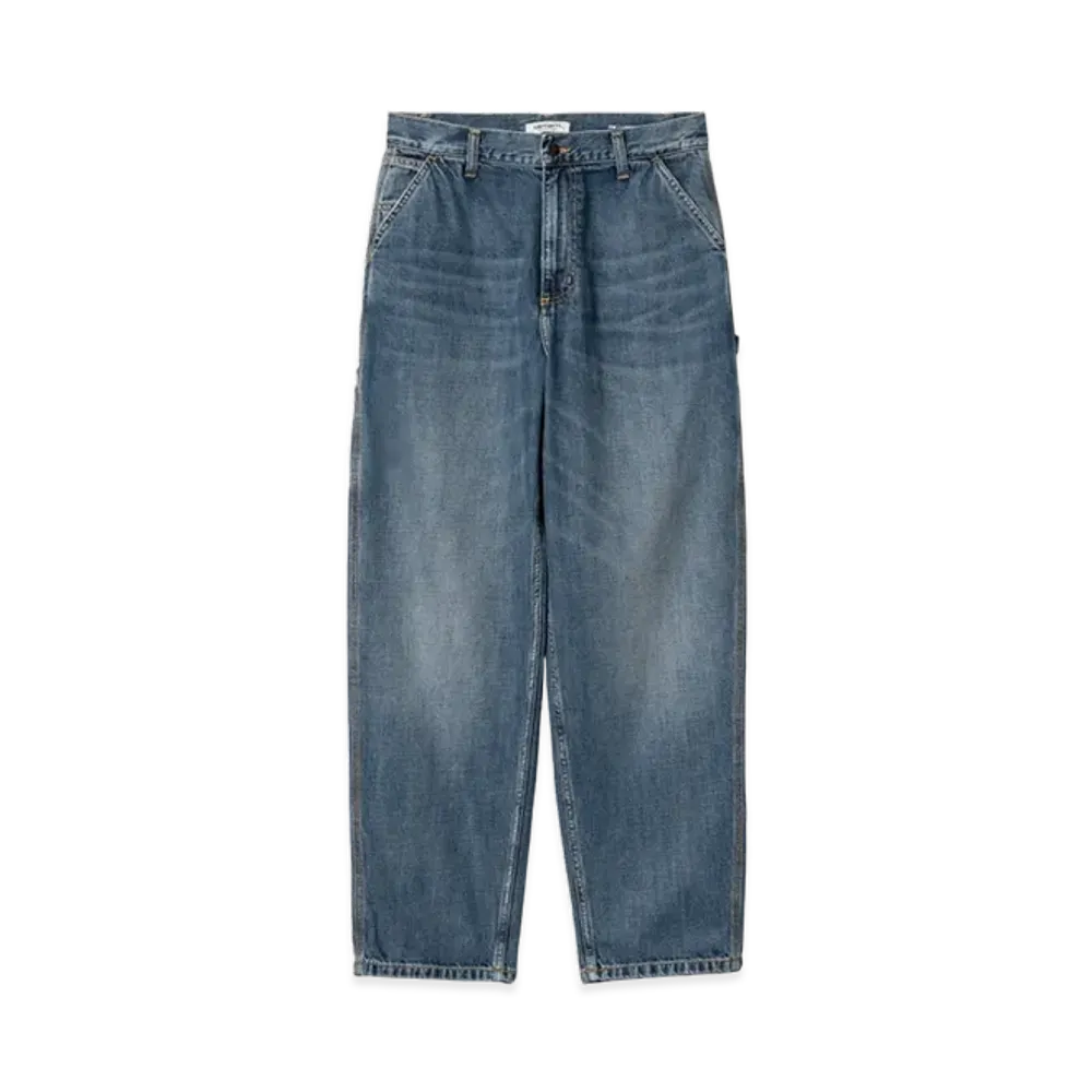Carhartt WIP Women's Brandon Single Knee Pant Camano "Blue Dark Used Wash"