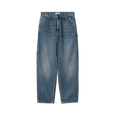 Carhartt WIP Women's Brandon Single Knee Pant Camano "Blue Dark Used Wash"