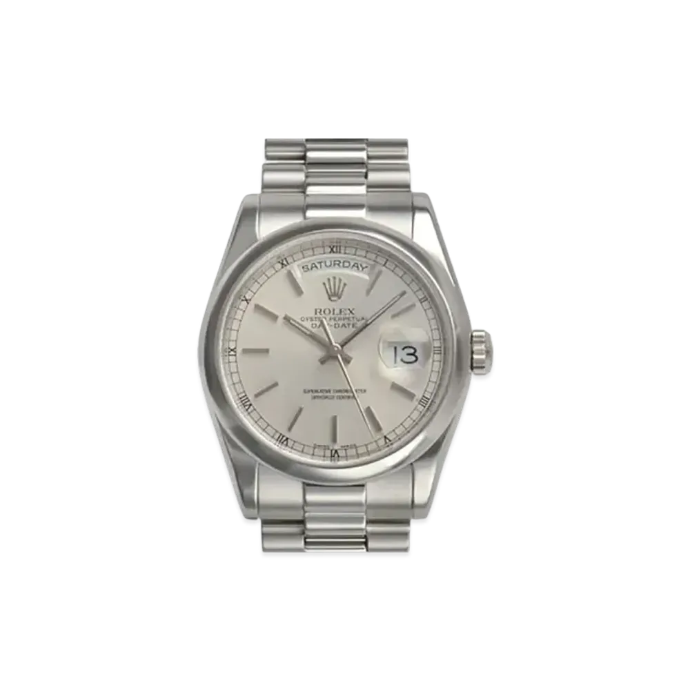 ROLEX Day-Date "Silver/Platinum"