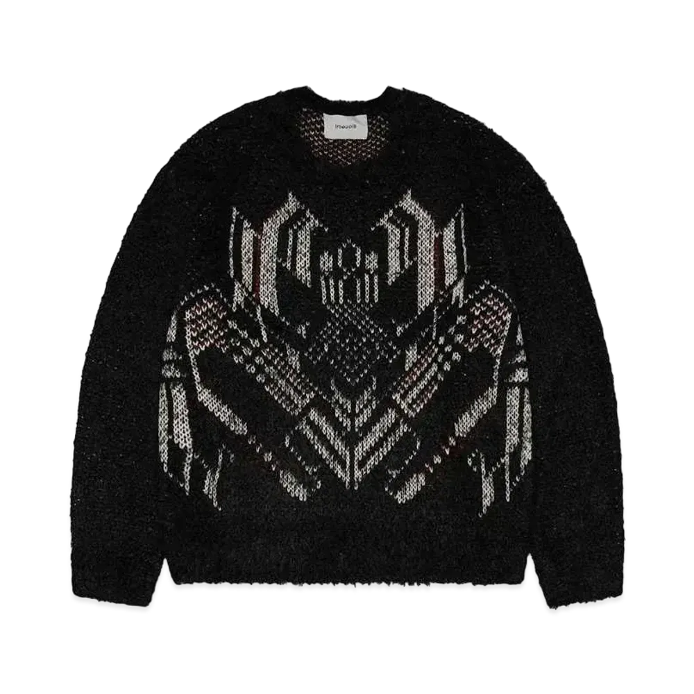 Iroquois CALLIGRAPHY W JQ KNIT "BLK"