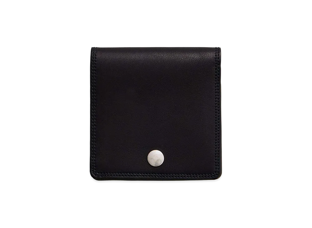 NICENESS Todd Fold Wallet "Black Smooth"