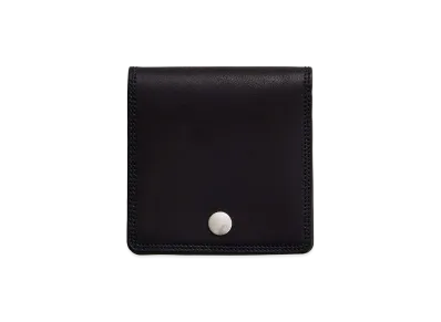 NICENESS Todd Fold Wallet "Black Smooth"