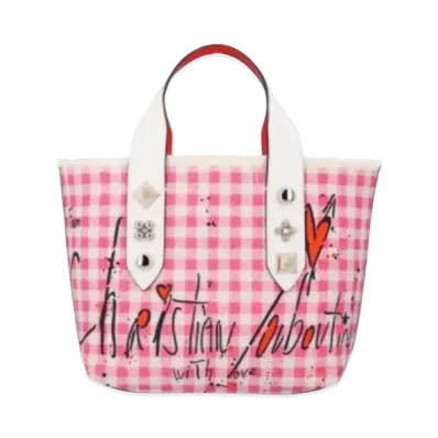Christian Louboutin Frangibus Small "Pink White"