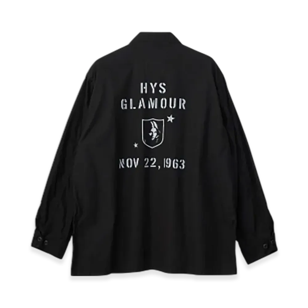 HYSTERIC GLAMOUR HG1963 Fatigue Shirt "Black"