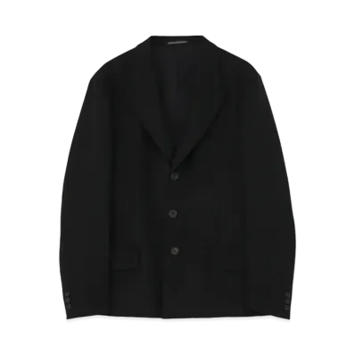 Yohji Yamamoto Pour Homme ARMY GABARDINE SHORT JACKET "Black"