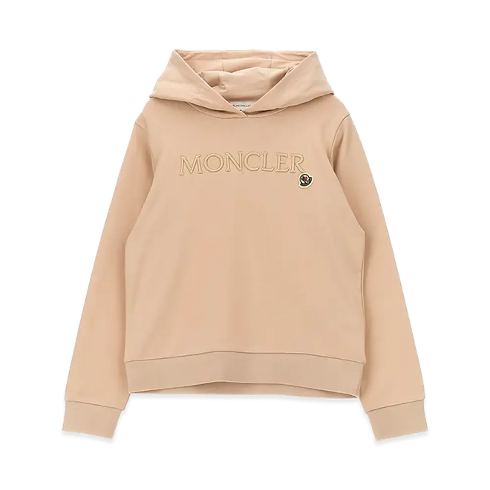 MONCLER Kids Embroidered Hoodie "Pink"