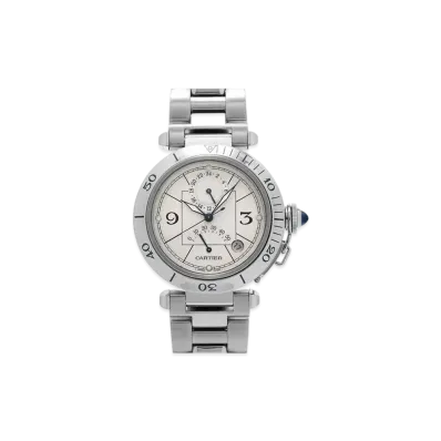 Cartier Pasha Power Reserve 38mm "Silver" W31037H3
