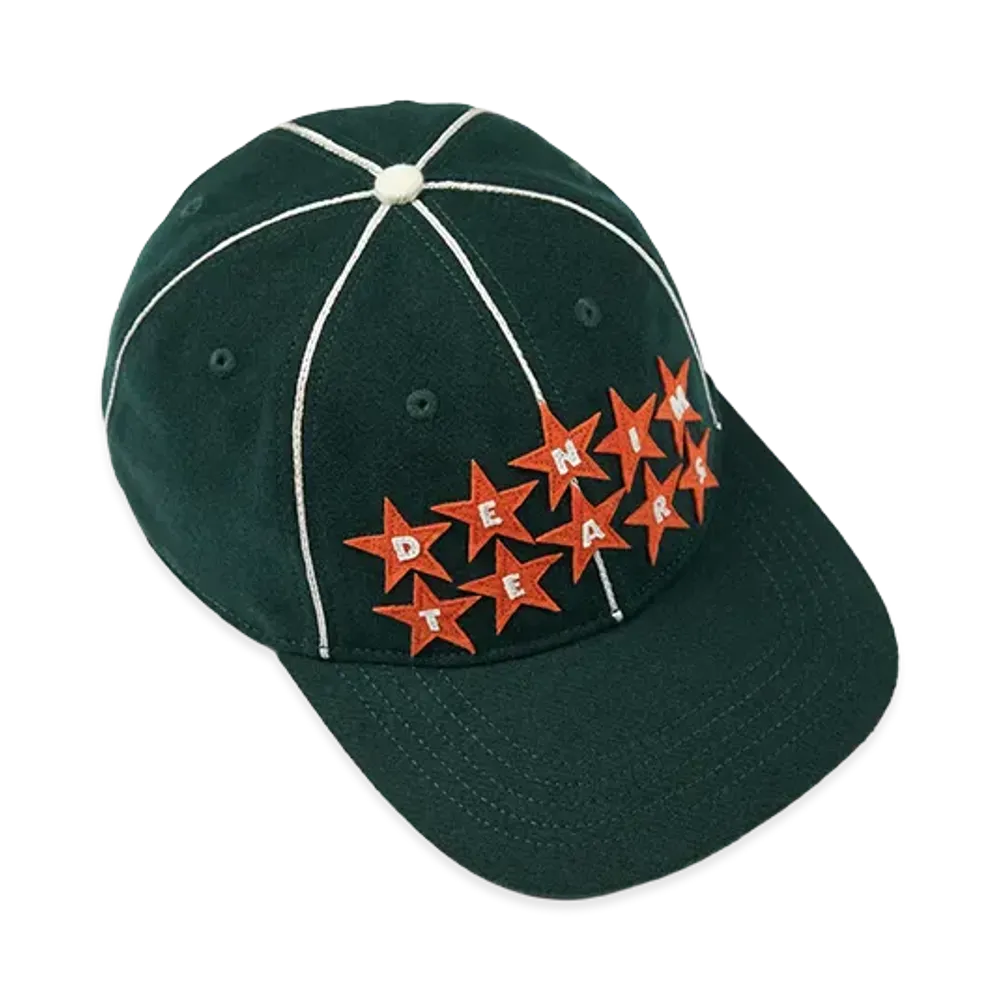DENIM TEARS Star Logo Baseball Cap "Green"