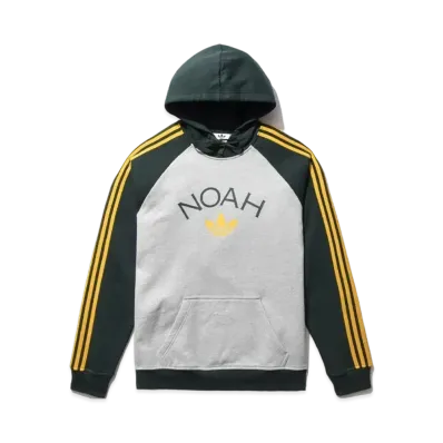 Noah Adidas Core Logo Raglan Hoodie "Green"