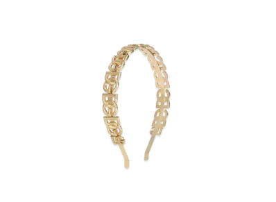 Dolce&Gabbana Rigid Headband With DG Multi-Logo "Gold"