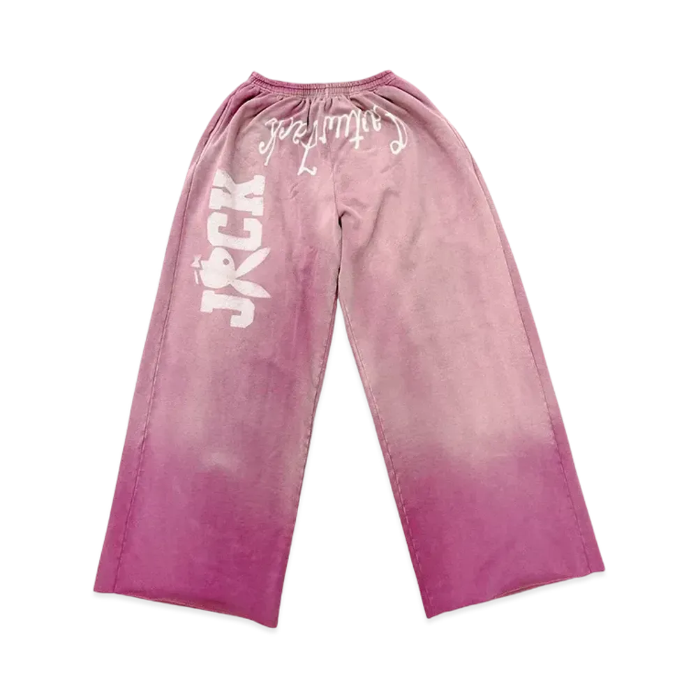 Travis Scott Cactus Jack x Playboy Sweatpants "Pink"