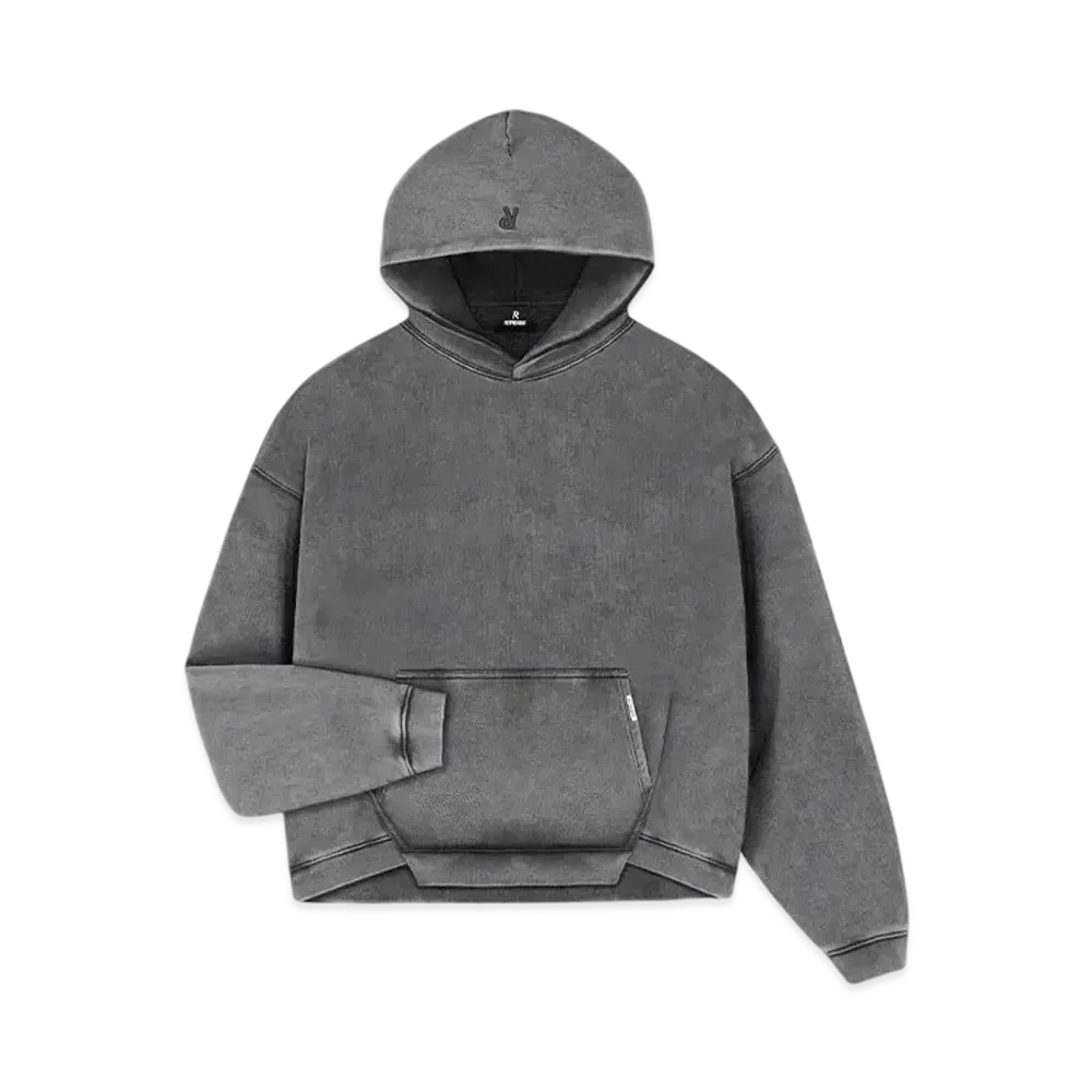 REPRESENT Initial Boxy Hoodie "Vintage Grey"