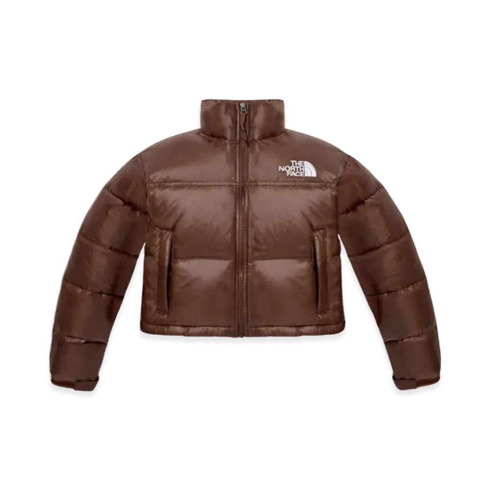 The North Face Women's Nuptse Short Jacket "Brown"