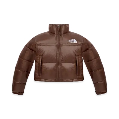 The North Face Women's Nuptse Short Jacket "Brown"