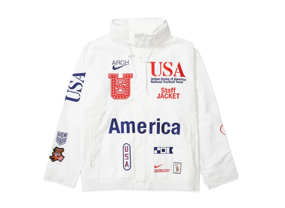 Nike x Virgil Abloh Archive (V.A.A.) X2 World Cup Woven Staff Jacket United States "White"