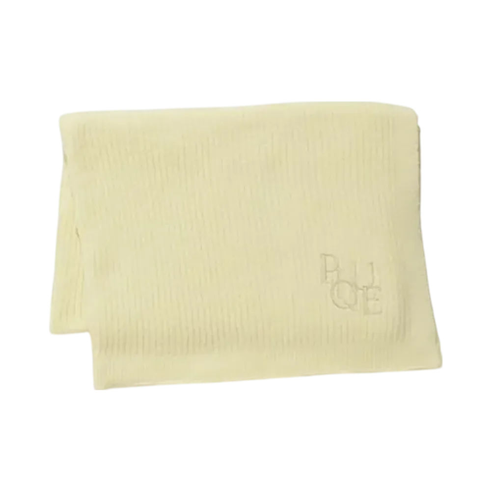 GELATO PIQUE Ribbed Blanket "Yellow"