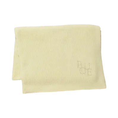 GELATO PIQUE Ribbed Blanket "Yellow"